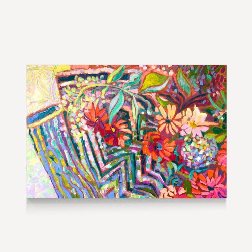 Meandering Garden Path by Dorothy Fagan, abstract wall art print