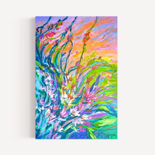 Petal Storm by Dorothy Fagan, abstract wall art print