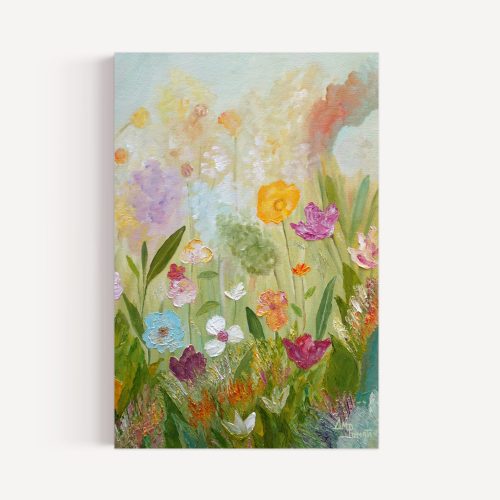 Prairie Treasures by Angeles M. Pomata, abstract wall art print
